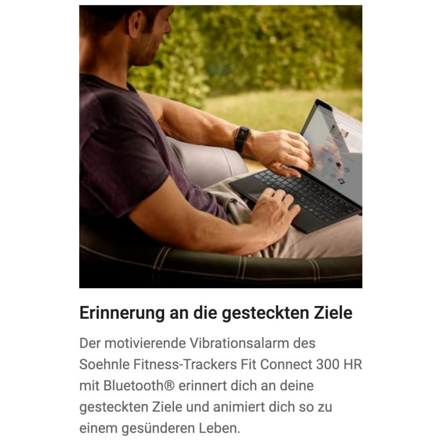 Soehnle 68119 - Bt Fitness Tracker 300Hr, Bluetooth, Herzfrequenz, Schlafüberwachung