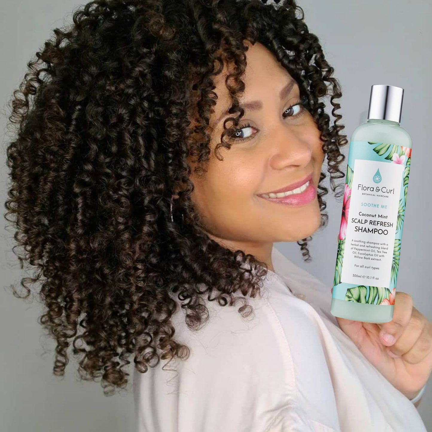 Flora & Curl SOOTHE ME Coconut Mint Scalp Refreshing Shampoo