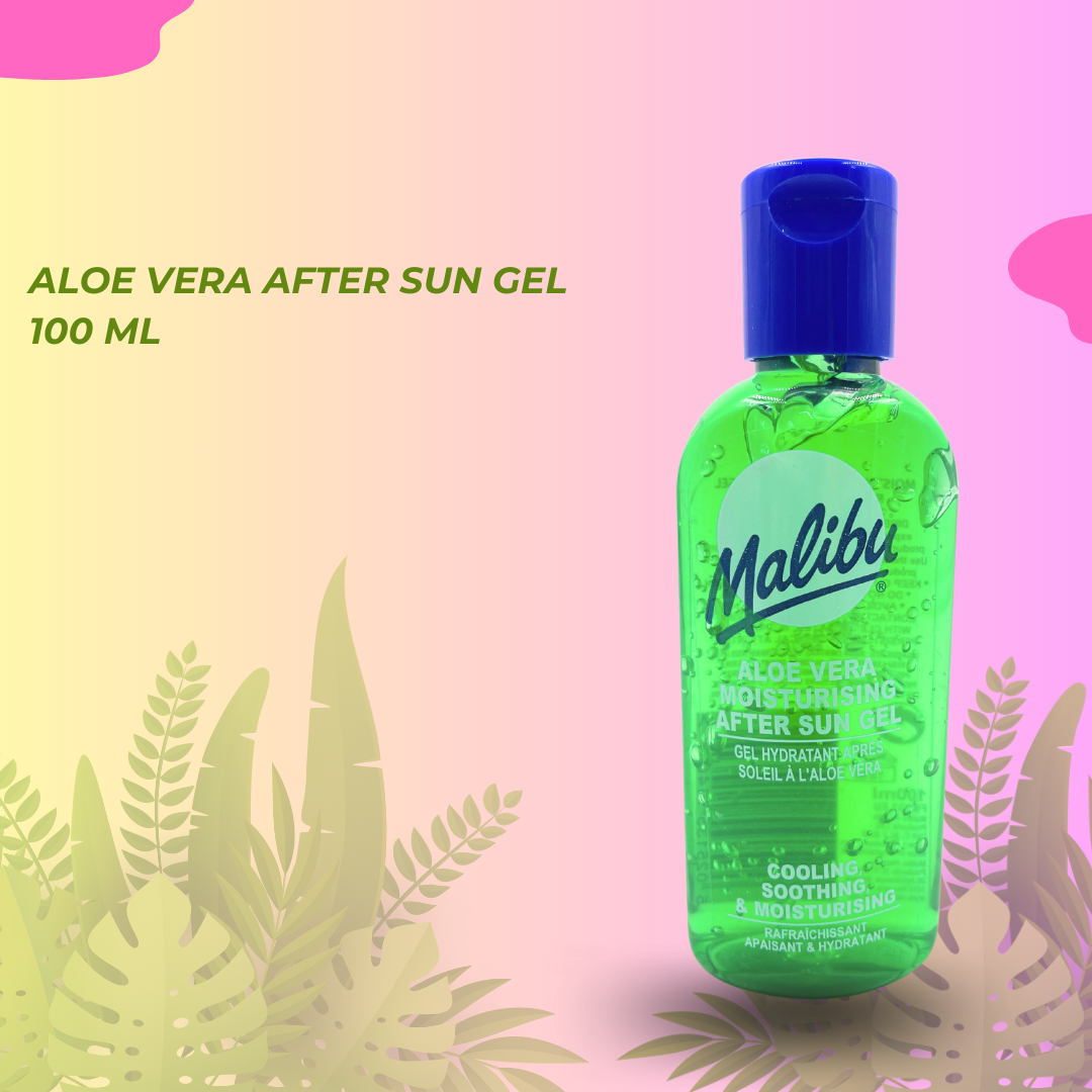 Malibu Travel Pack Sonnenlotion SPF4, Bronzer und After Sun Lotion in Reisetasche 3 x 100 ml