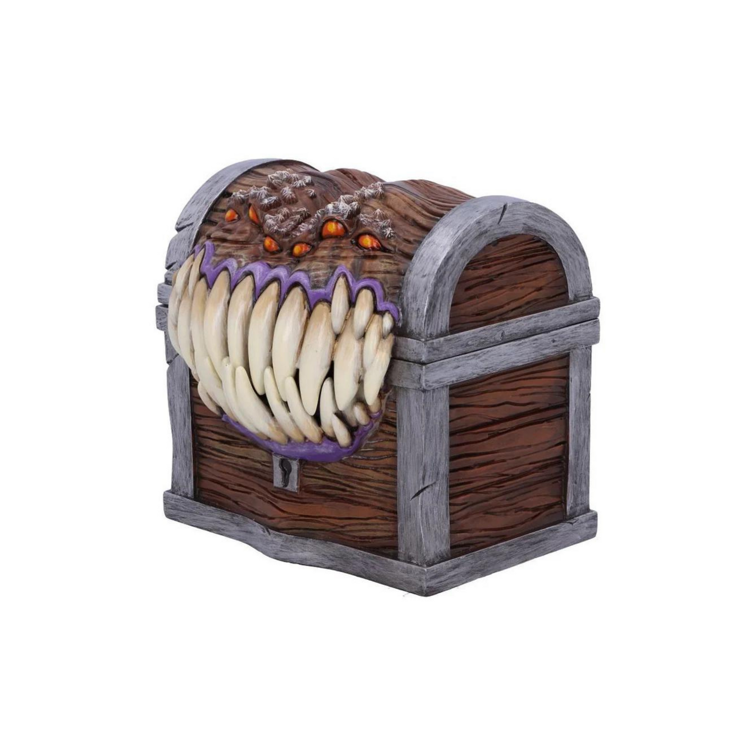 Nemesis Now Würfelbox, Offiziell lizenzierte Dungeons & Dragons Mimic Würfel-Aufbewahrungsbox aus Kunstharz