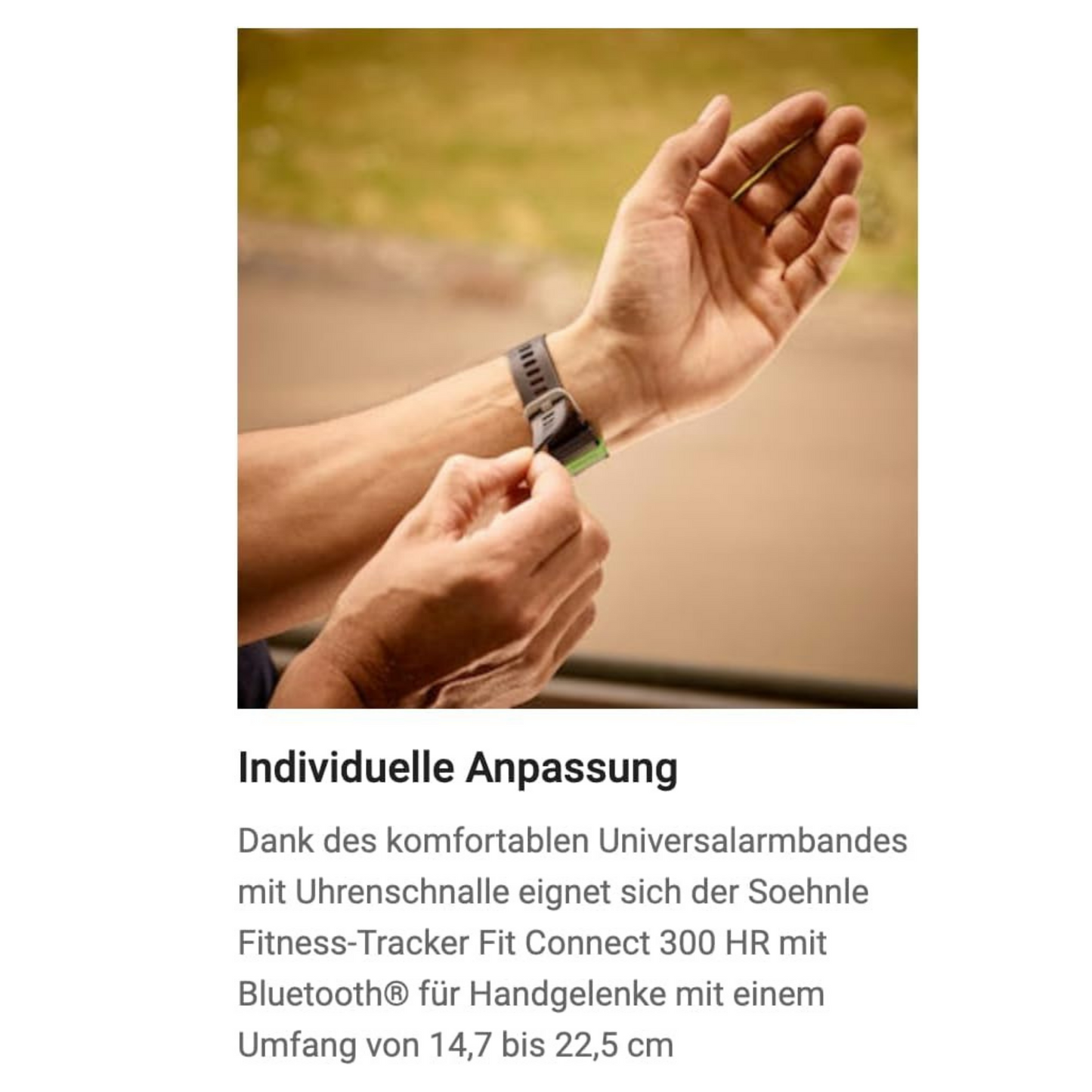 Soehnle 68119 - Bt Fitness Tracker 300Hr, Bluetooth, Herzfrequenz, Schlafüberwachung
