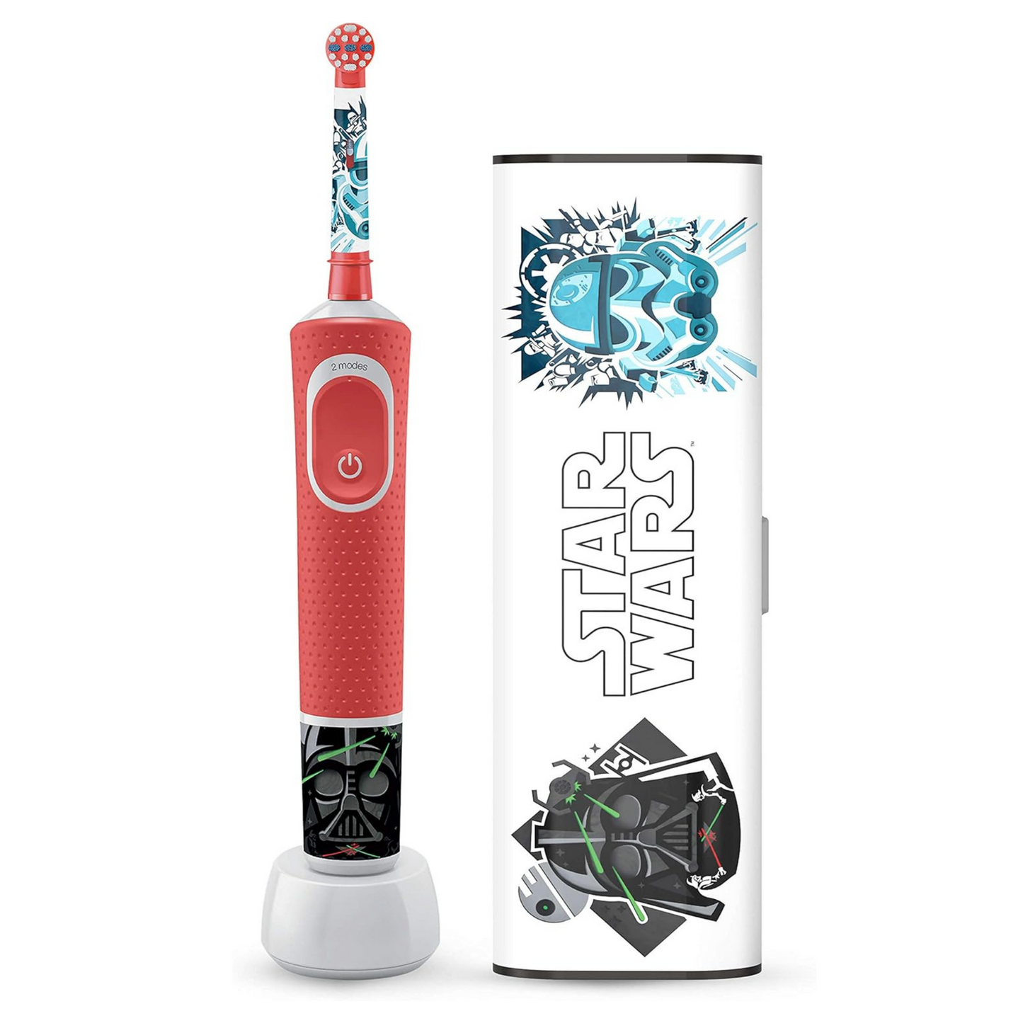 Oral-B Kids Elektrische Zahnbürste für Kinder - Star Wars Special Edition, mit Stickern und Gratis Star Wars Reise-Etui, ab 3 Jahren