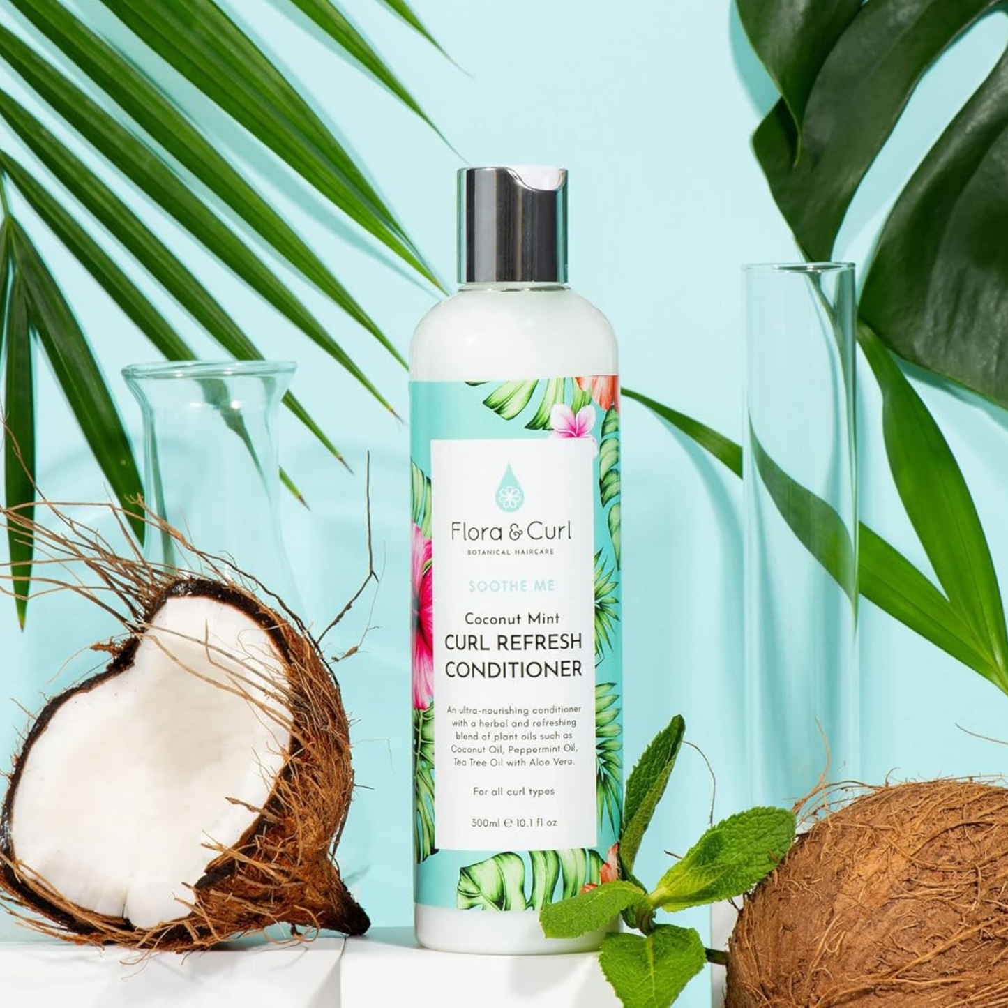 Flora & Curl SOOTHE ME Coconut Mint Curls Refresher Conditioner