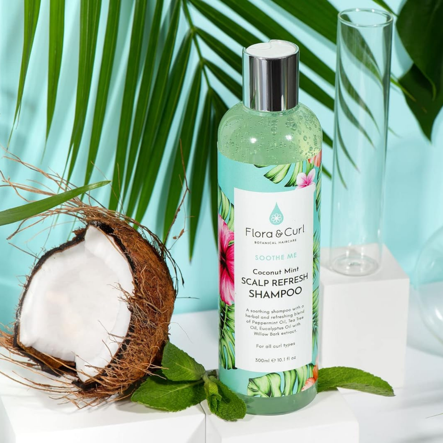 Flora & Curl SOOTHE ME Coconut Mint Scalp Refreshing Shampoo