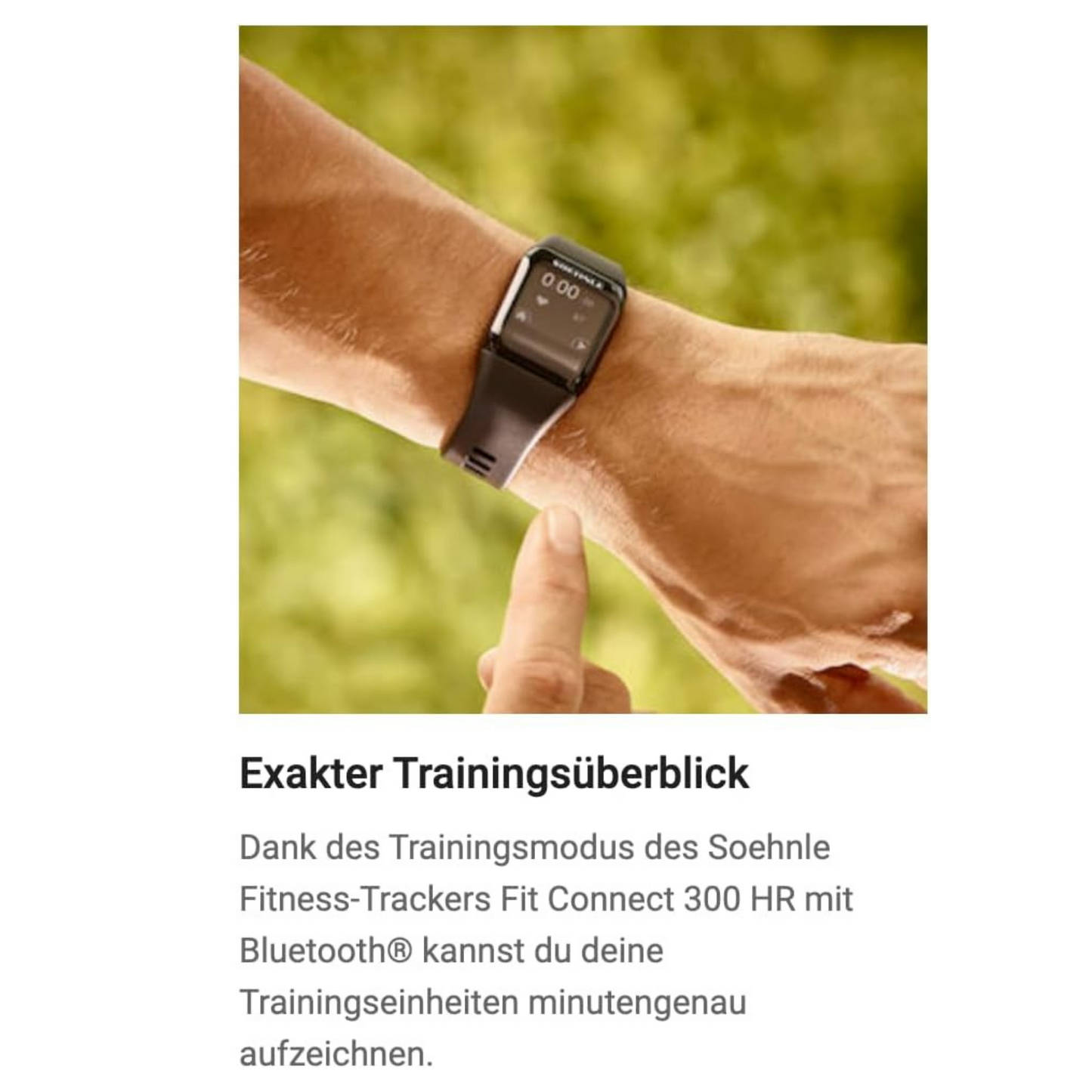 Soehnle 68119 - Bt Fitness Tracker 300Hr, Bluetooth, Herzfrequenz, Schlafüberwachung