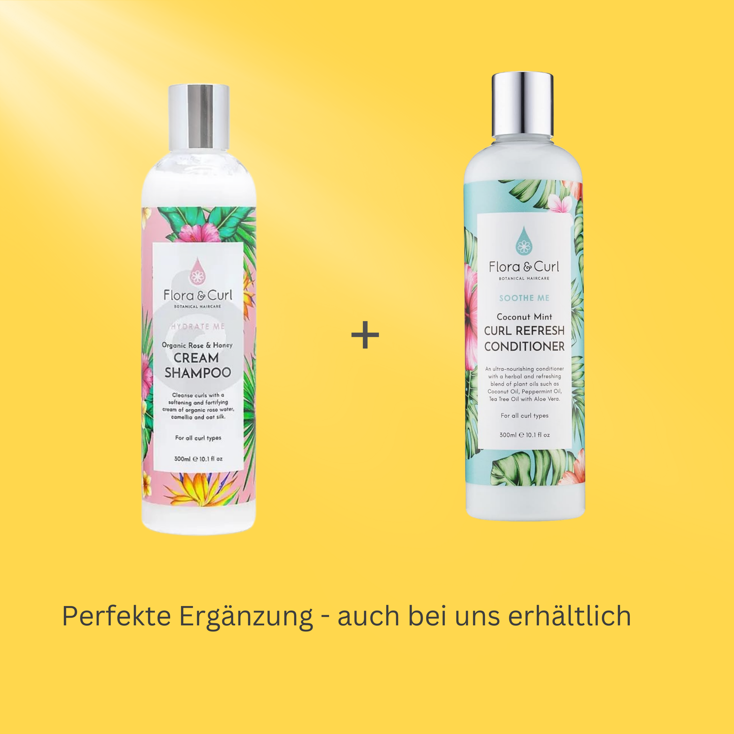 Flora & Curl HYDRATE ME Organic Rose & Honey Cream Shampoo