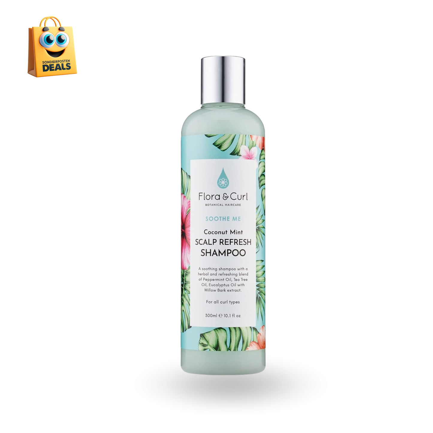 Flora & Curl SOOTHE ME Coconut Mint Scalp Refreshing Shampoo