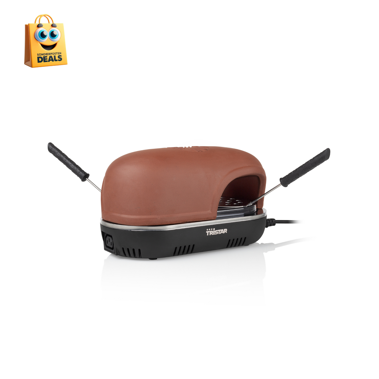Tristar PZ-9161 Pizzaofen PIZZARACLETTE für 2 Personen ERWEITERBAR bis 8 Personen