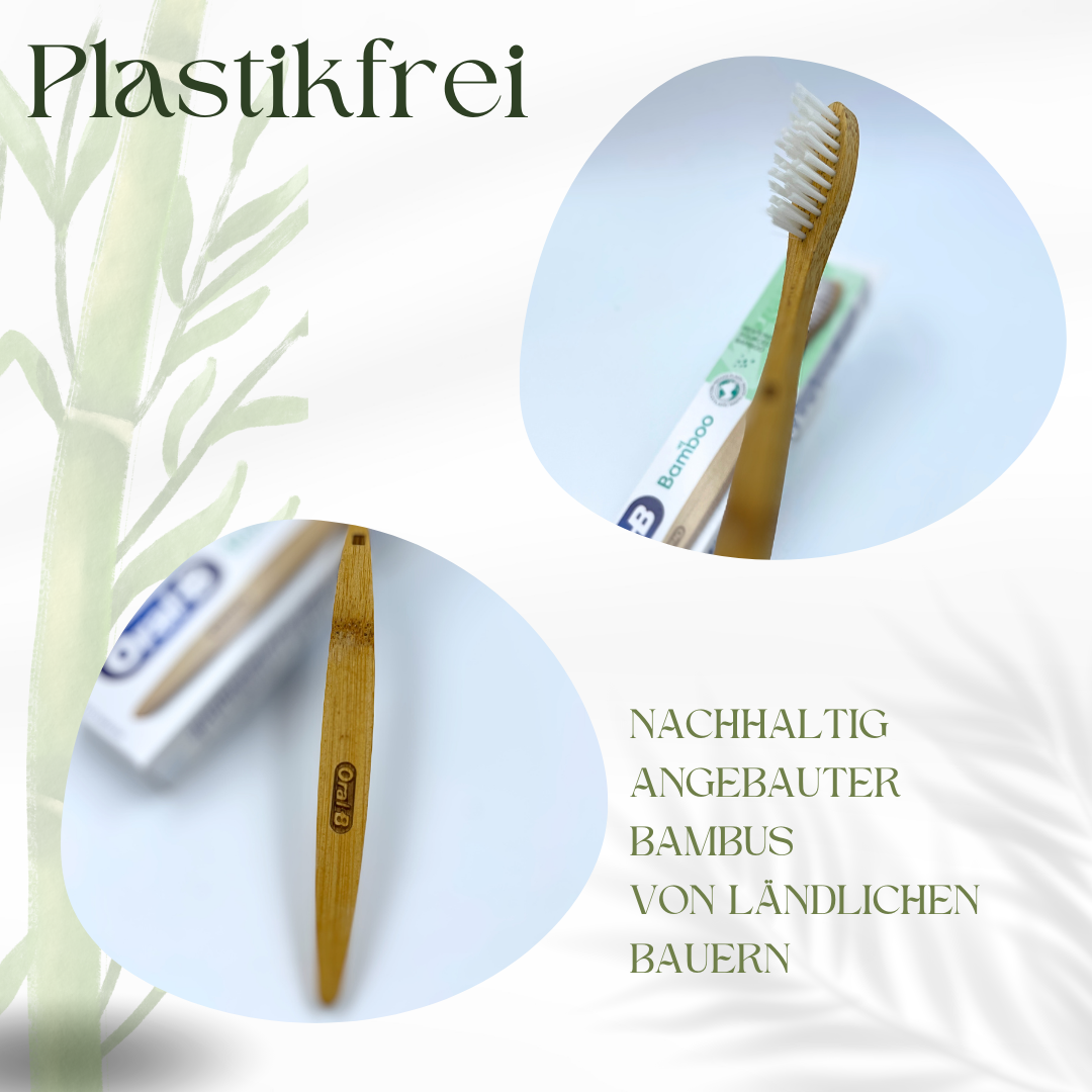 ORAL B BAMBUS Zahnbürste eine umweltfreundliche Alternative zur herkömmlichen Zahnbürste