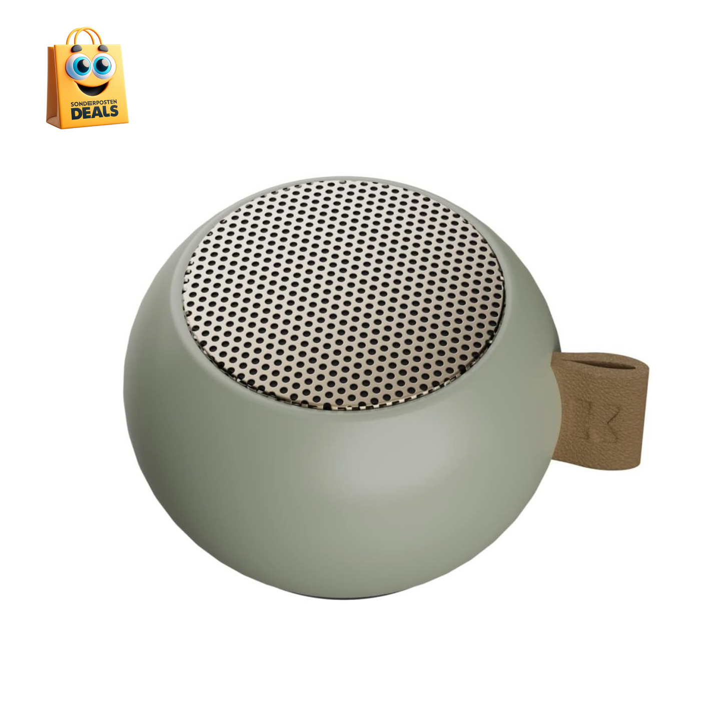 KREAFUNK aGO Mini, Bluetooth Lautsprecher, Speaker, TWS Kopplung für Stereo Sound, Voice Assistent, wasserdicht in 5 trendigen Farben