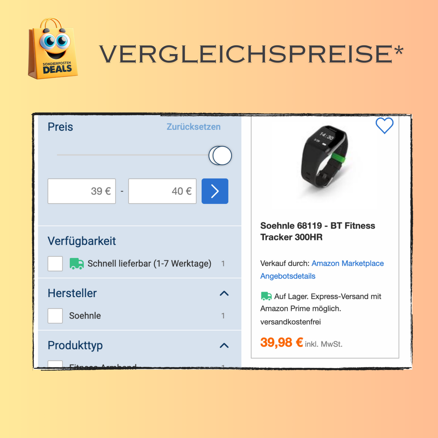Soehnle 68119 - Bt Fitness Tracker 300Hr, Bluetooth, Herzfrequenz, Schlafüberwachung