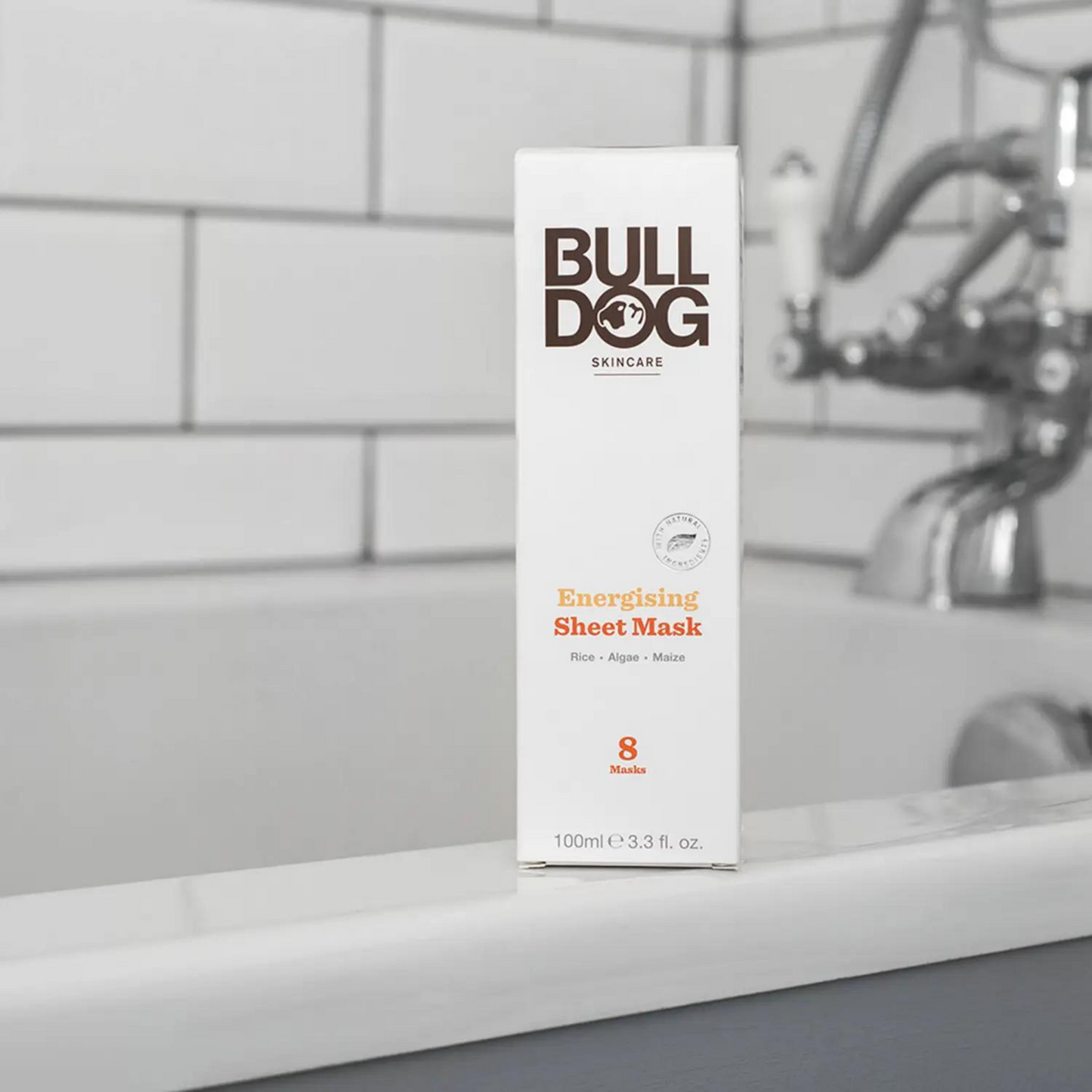 Bulldog Skincare Energizing Bamboo Tuchmaske für Männer 100 ml