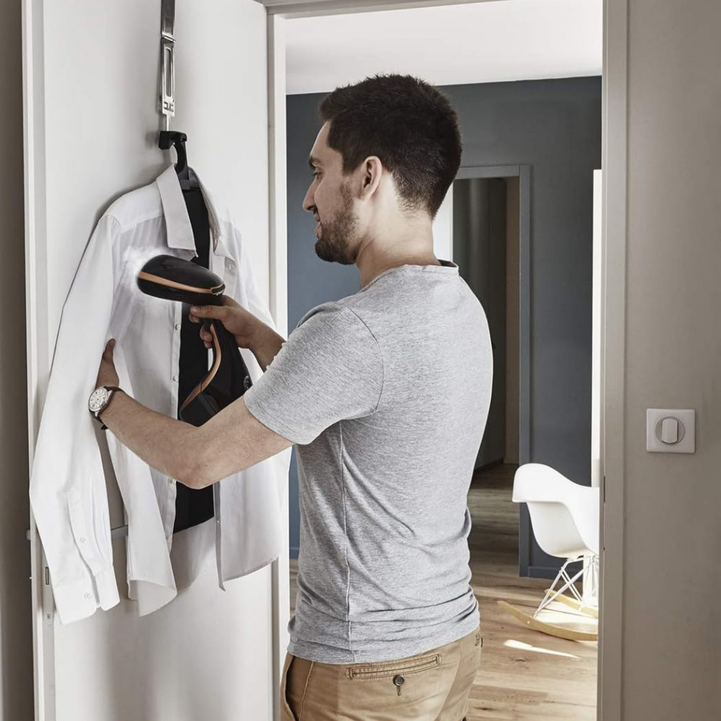 Rowenta DR9100D1 Access Steam Care Dampfbürste, 1600 W, vertikales bügeln