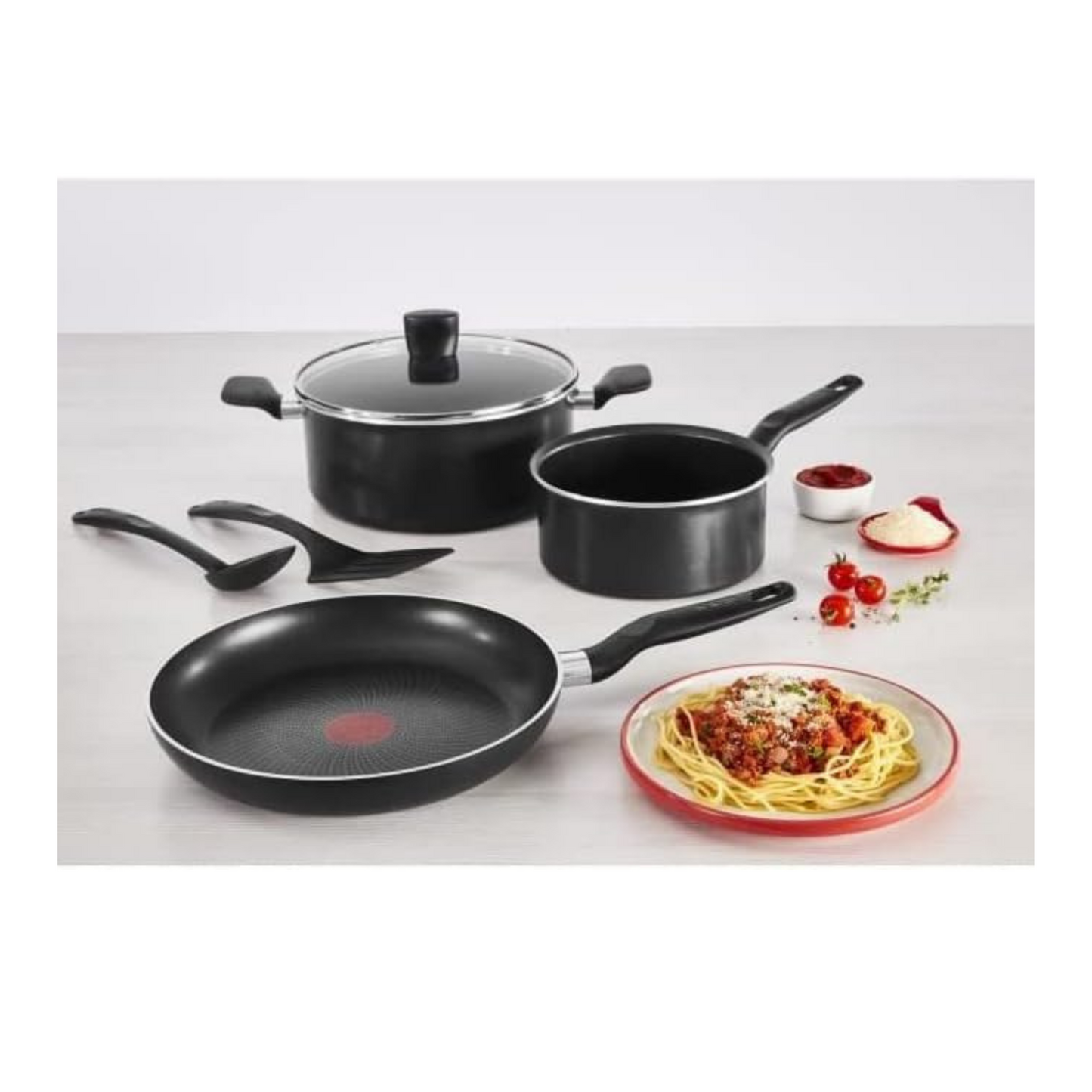 Tefal C2679002 Start'Easy 6-teiliges Set mit Antihaftbeschichtung, für alle Herde, auch Induktionsherde geeignet