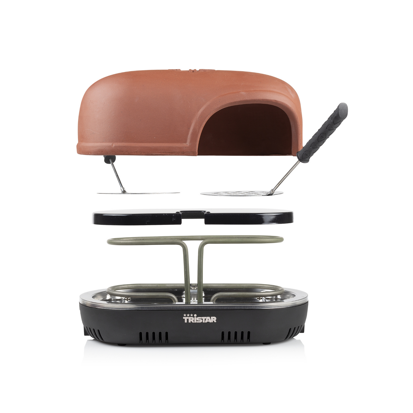 Tristar PZ-9161 Pizzaofen PIZZARACLETTE für 2 Personen ERWEITERBAR bis 8 Personen
