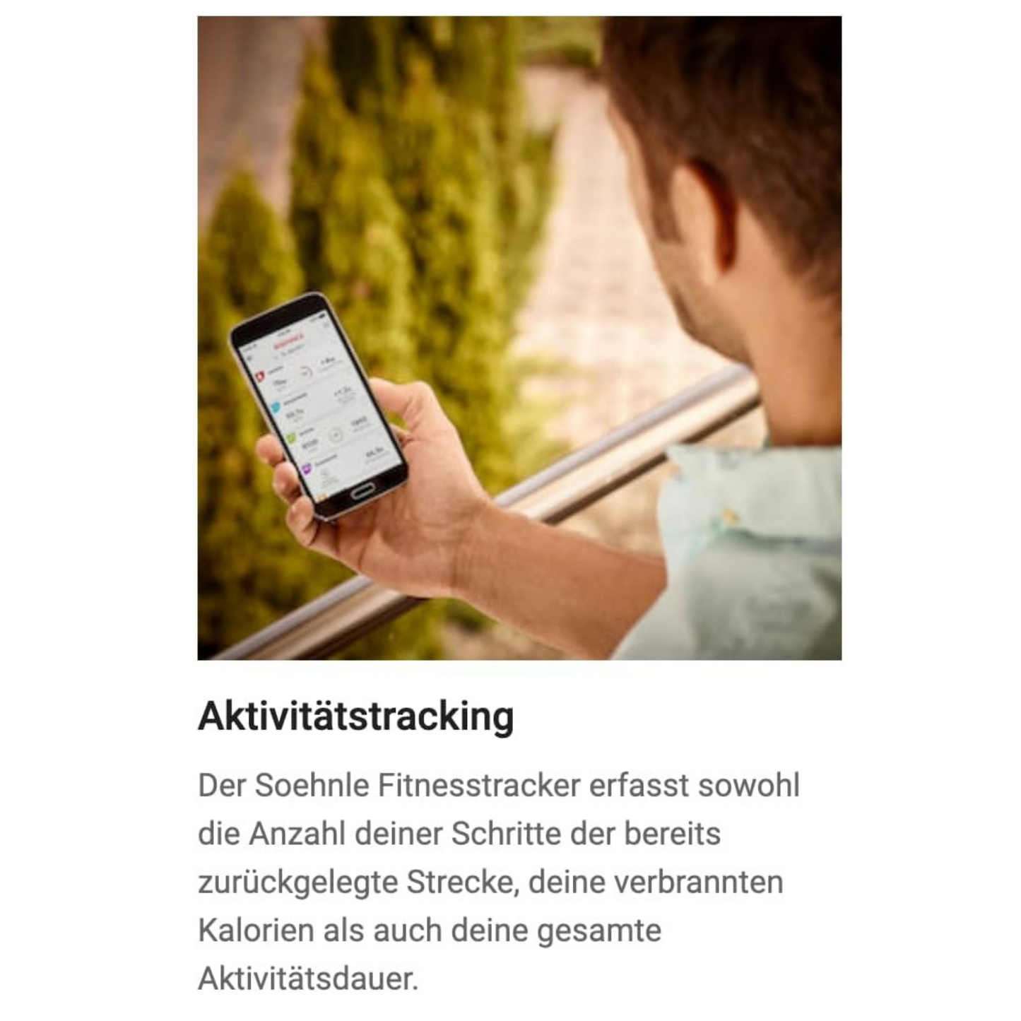 Soehnle 68119 - Bt Fitness Tracker 300Hr, Bluetooth, Herzfrequenz, Schlafüberwachung
