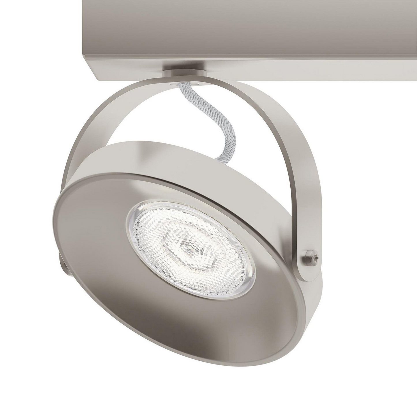 Philips myLiving Spur LED-Doppelspot in Nickel Design - 533121716 – Deckenspots