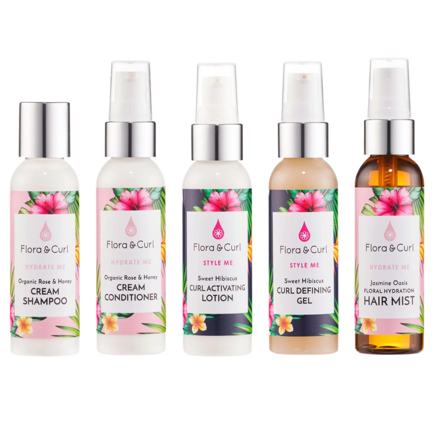 Flora & Curl Mini Essentials Curl Kit - Ihre Locken mit Feuchtigkeit versorgen