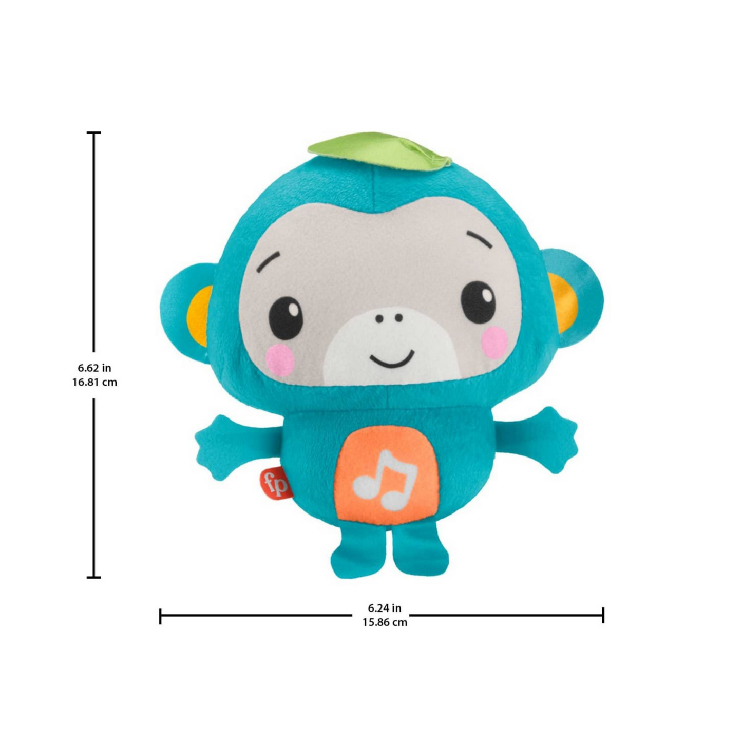 Fisher-Price Music & Sounds Monkey - Ihr Baby kann zu Hause oder unterwegs richtig austoben (ab 6 Monate)