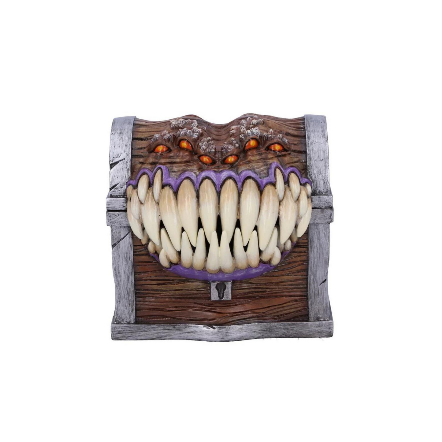 Nemesis Now Würfelbox, Offiziell lizenzierte Dungeons & Dragons Mimic Würfel-Aufbewahrungsbox aus Kunstharz