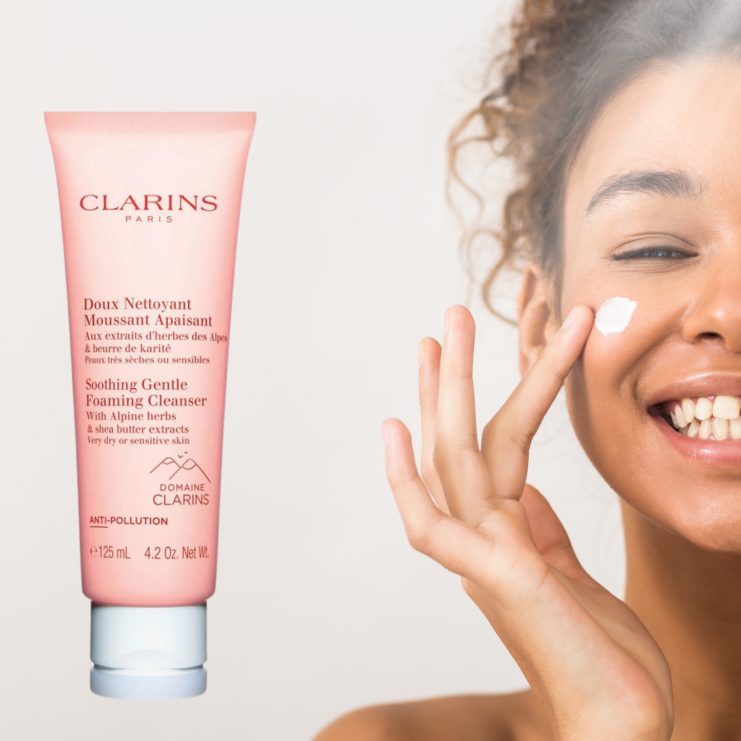Clarins - Sanfte Pflege für empfindliche Haut - beruhigender Reinigungsschaum, 125 ml