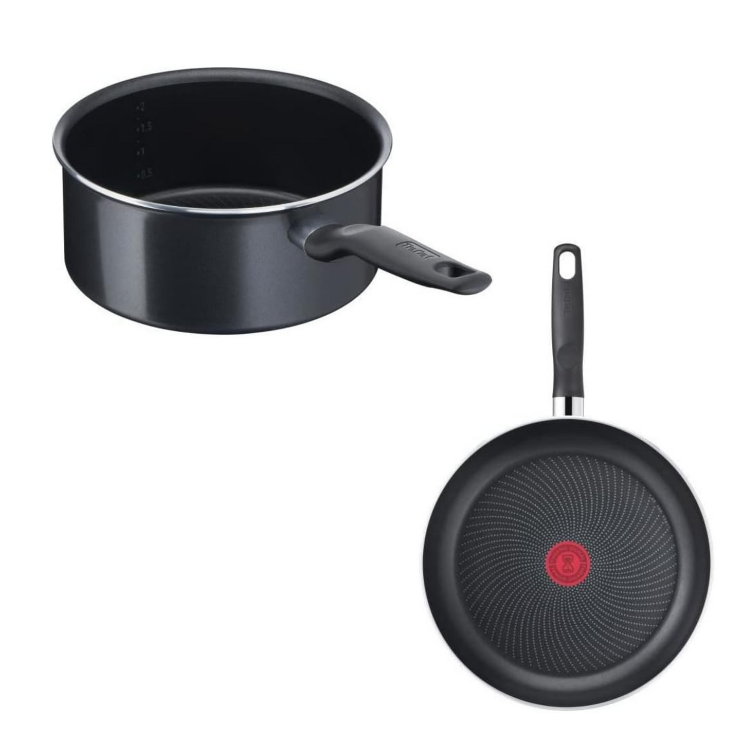 Tefal C2679002 Start'Easy 6-teiliges Set mit Antihaftbeschichtung, für alle Herde, auch Induktionsherde geeignet
