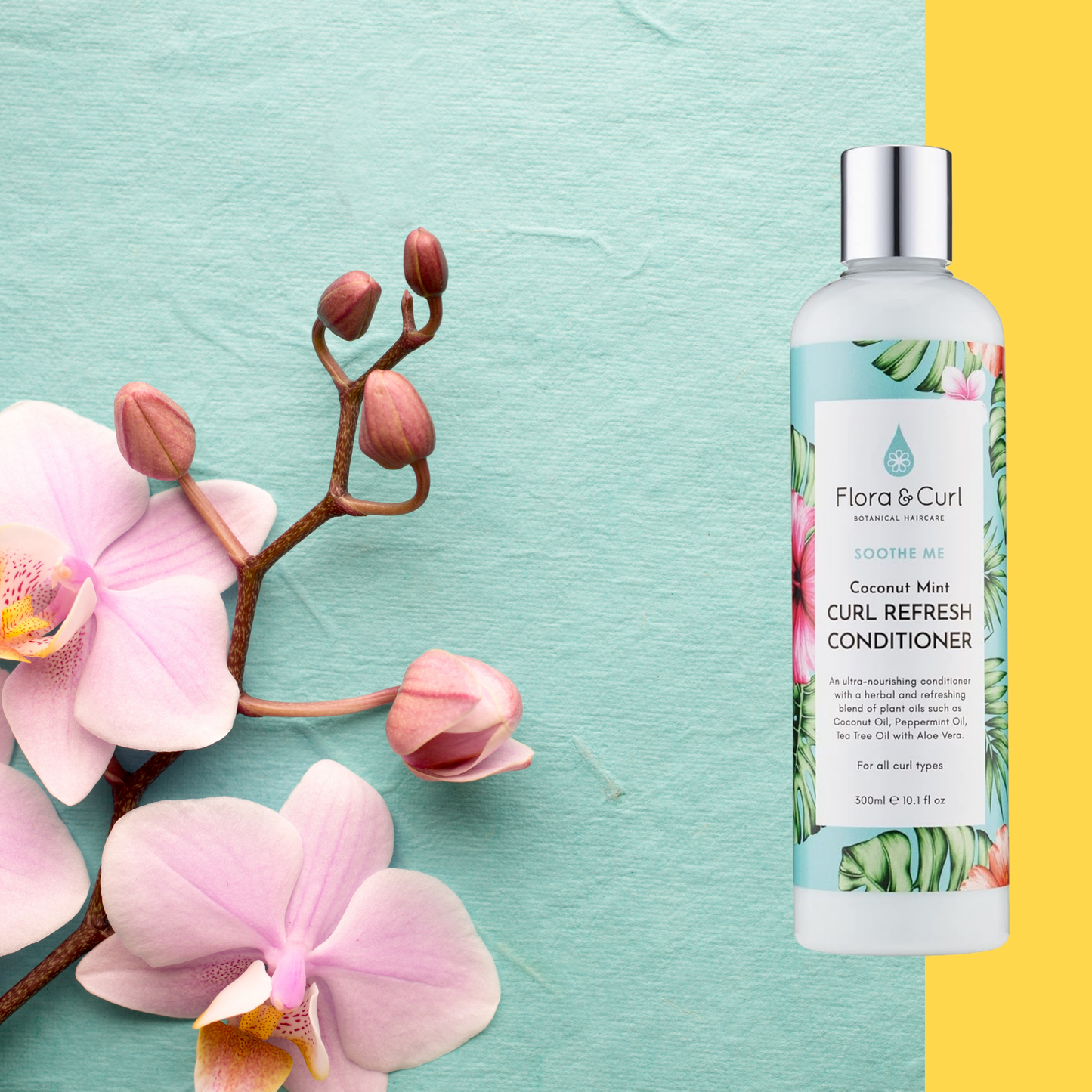 Flora & Curl SOOTHE ME Coconut Mint Curls Refresher Conditioner