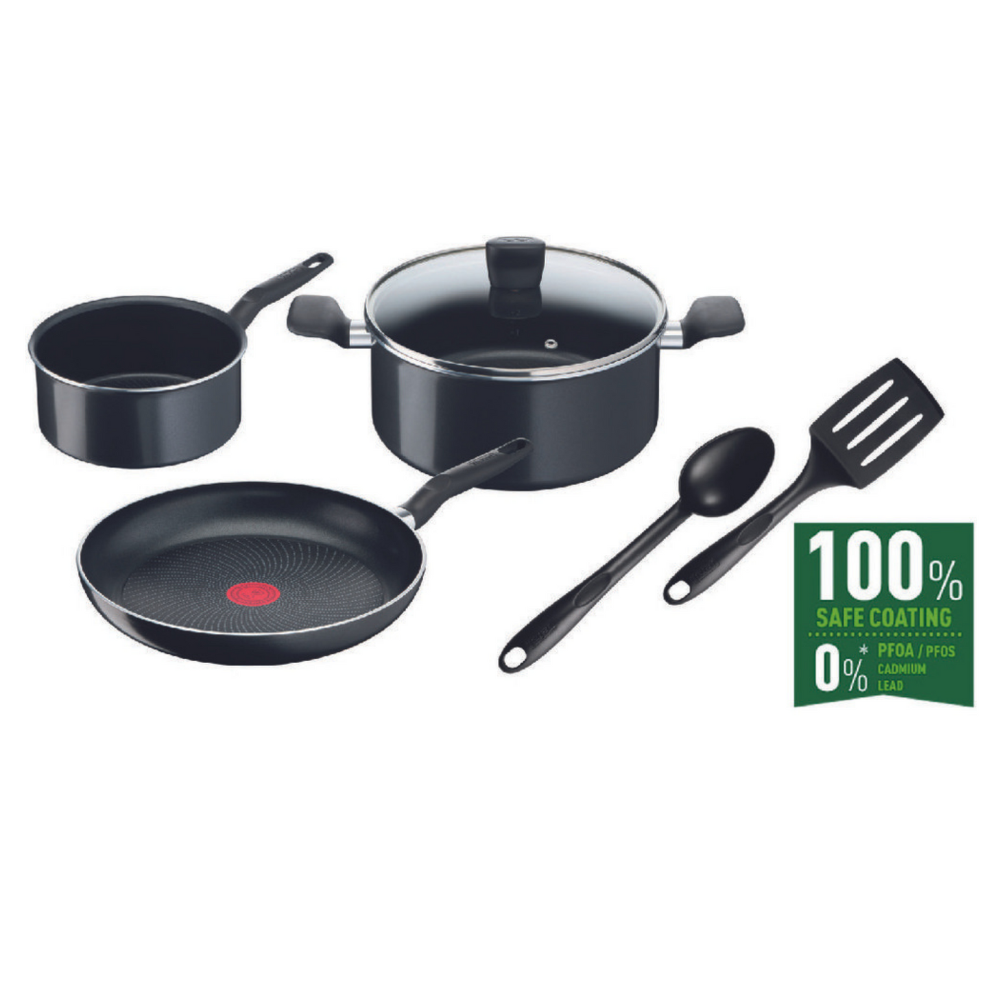 Tefal C2679002 Start'Easy 6-teiliges Set mit Antihaftbeschichtung, für alle Herde, auch Induktionsherde geeignet