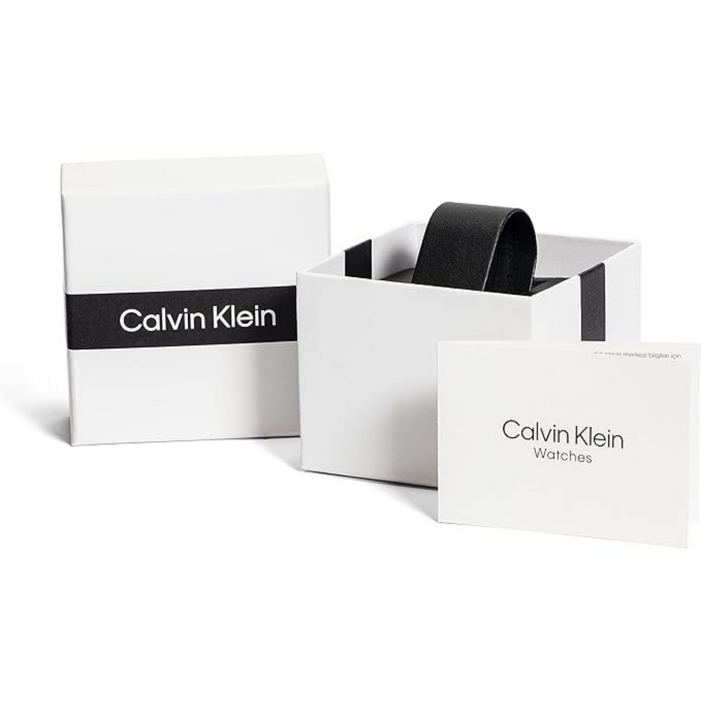 Calvin Klein Automatik-Uhrwerk für Herren im Edelstahl Gehäuse mit braunem Lederarmband