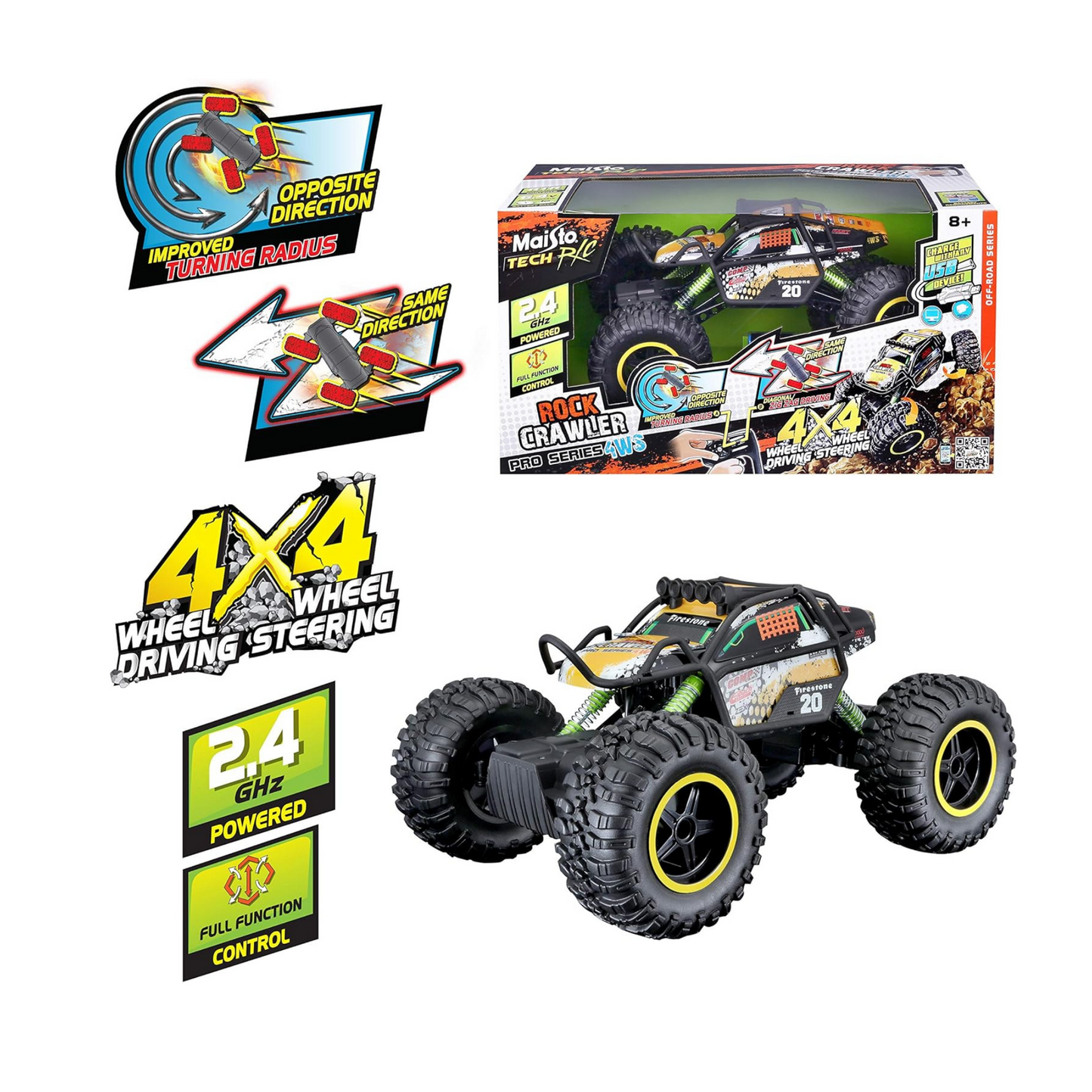 MAISTO R/C - Rock Crawler Pro R/C 15' - Offroad-Abenteuer deines Lebens!
