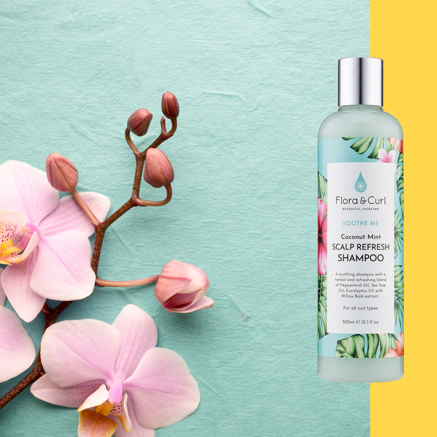 Flora & Curl SOOTHE ME Coconut Mint Scalp Refreshing Shampoo