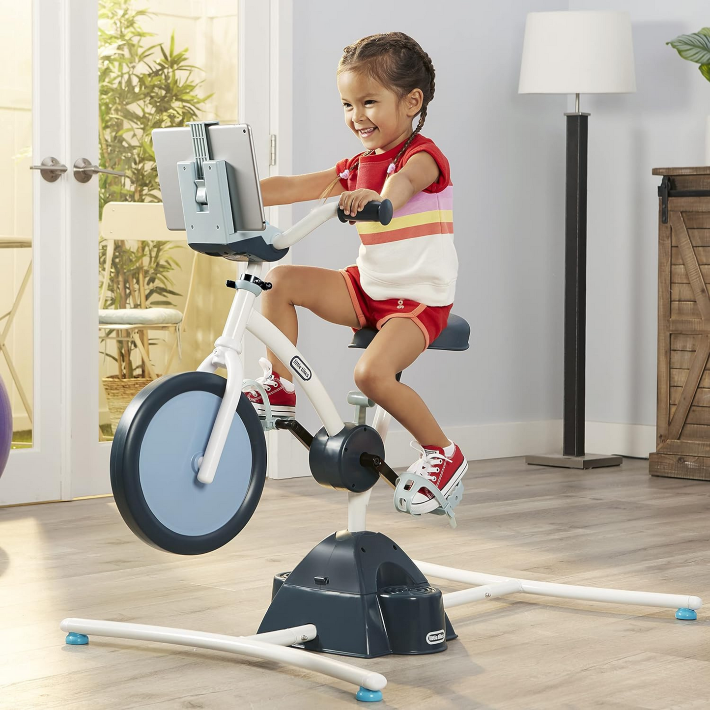 Little Tikes Kinder Fahrrad für Zuhause – Pelican Explore & Fit Fahrrad mit Bluetooth - 657917GPI