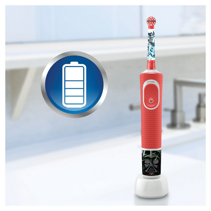 Oral-B Kids Elektrische Zahnbürste für Kinder - Star Wars Special Edition, mit Stickern und Gratis Star Wars Reise-Etui, ab 3 Jahren