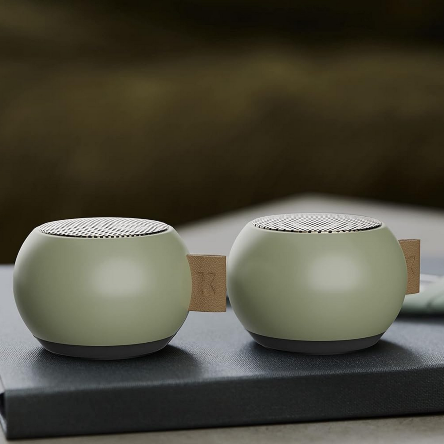 KREAFUNK aGO Mini, Bluetooth Lautsprecher, Speaker, TWS Kopplung für Stereo Sound, Voice Assistent, wasserdicht in 5 trendigen Farben