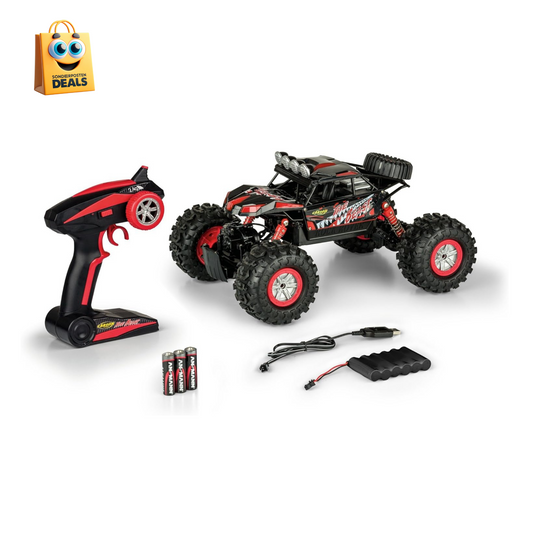 Carson – The Beast 1:12 – RC-Auto als Amphibienfahrzeug, 100% RTR, für Land und Wasser, robust und wasserfest, mit 2.4G Fernsteuerung,