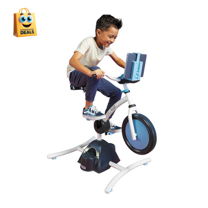 Little Tikes Kinder Fahrrad für Zuhause – Pelican Explore & Fit Fahrrad mit Bluetooth - 657917GPI