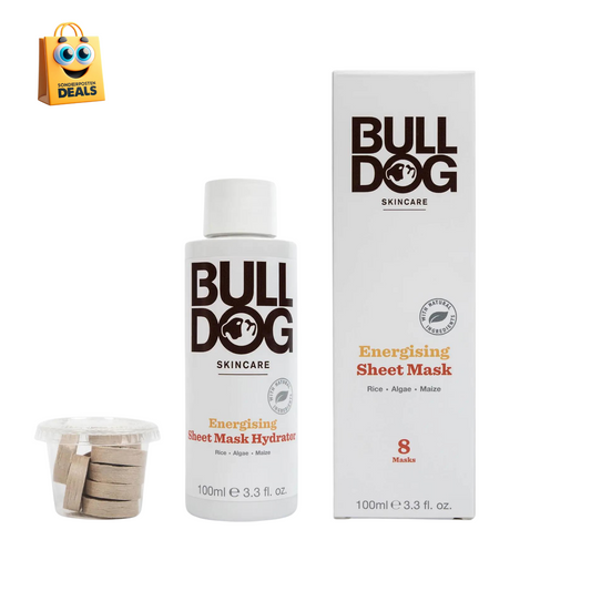 Bulldog Skincare Energizing Bamboo Tuchmaske für Männer 100 ml