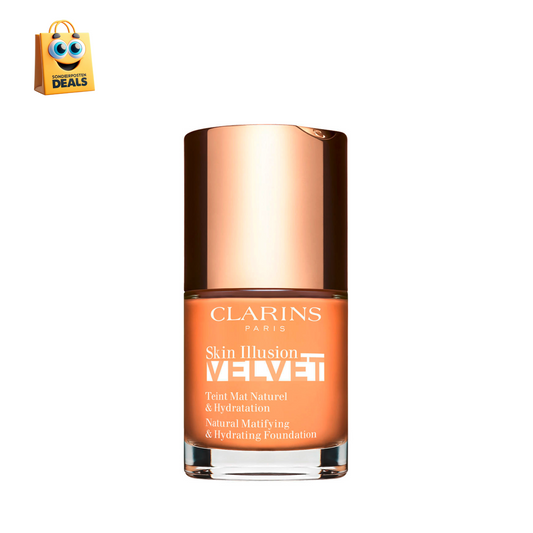 Clarins SKIN ILLUSION VELVET teint mat naturel & hydratation Foundation Make-up  Nr.105N 3, 30 ml