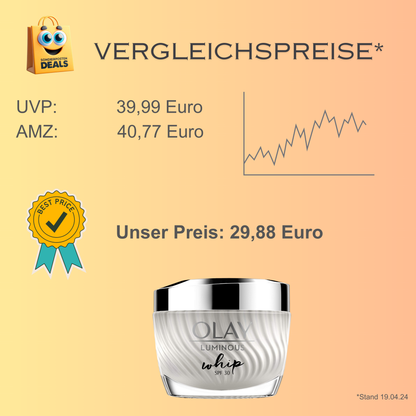 Olay Luminous Whip Feuchtigkeitscreme mit LSF30