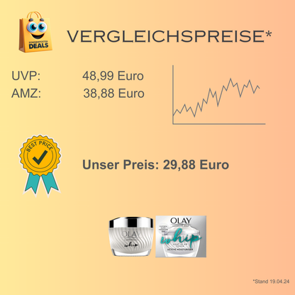 Olay Luminous Whip Light As Air Feuchtigkeitscreme für strahlende Haut 50ml