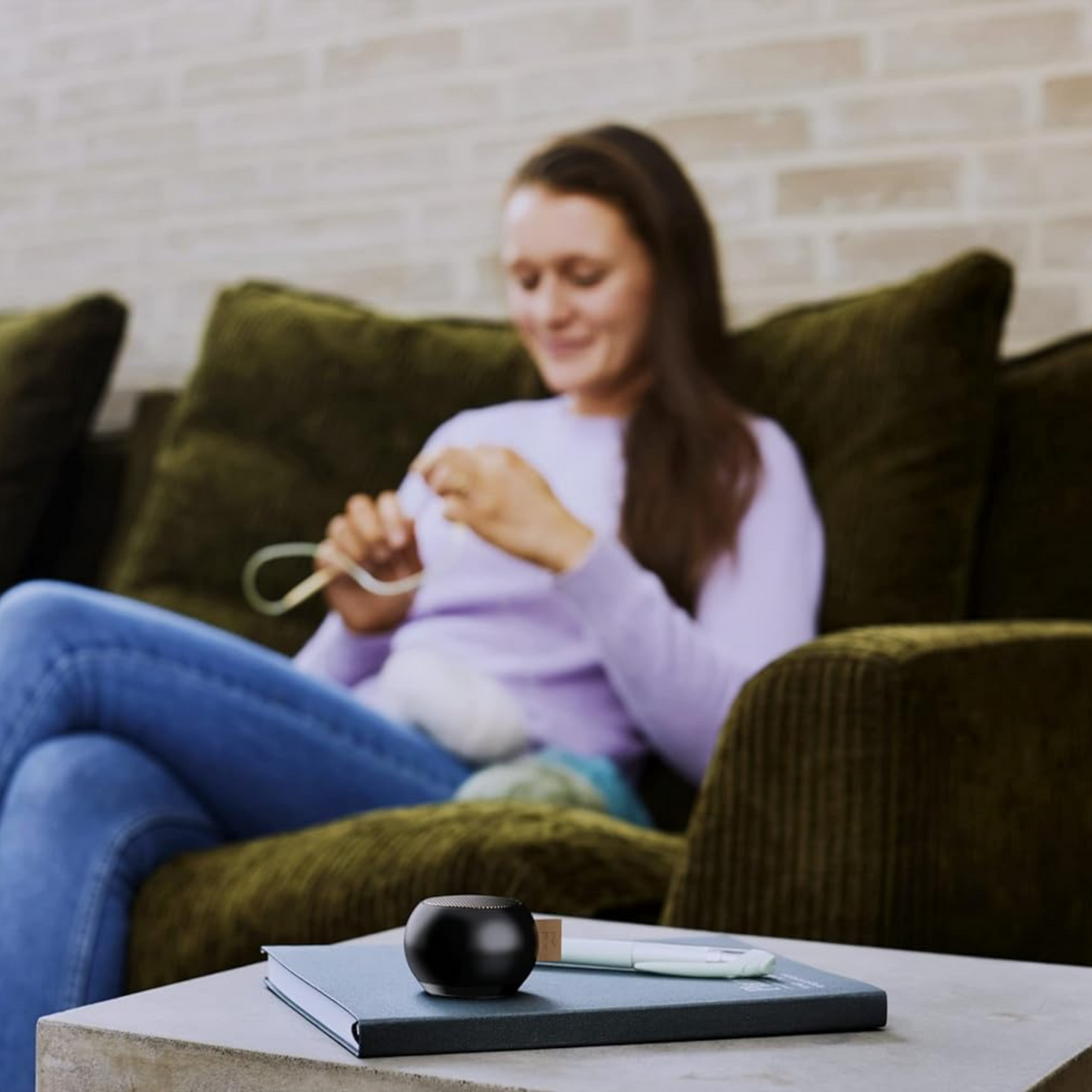 KREAFUNK aGO Mini, Bluetooth Lautsprecher, Speaker, TWS Kopplung für Stereo Sound, Voice Assistent, wasserdicht in 5 trendigen Farben