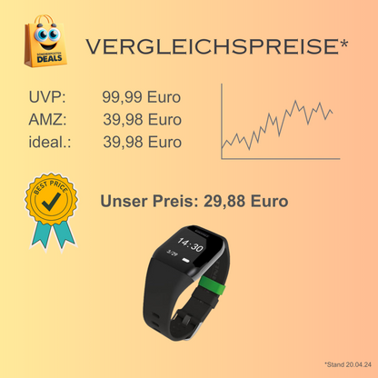 Soehnle 68119 - Bt Fitness Tracker 300Hr, Bluetooth, Herzfrequenz, Schlafüberwachung