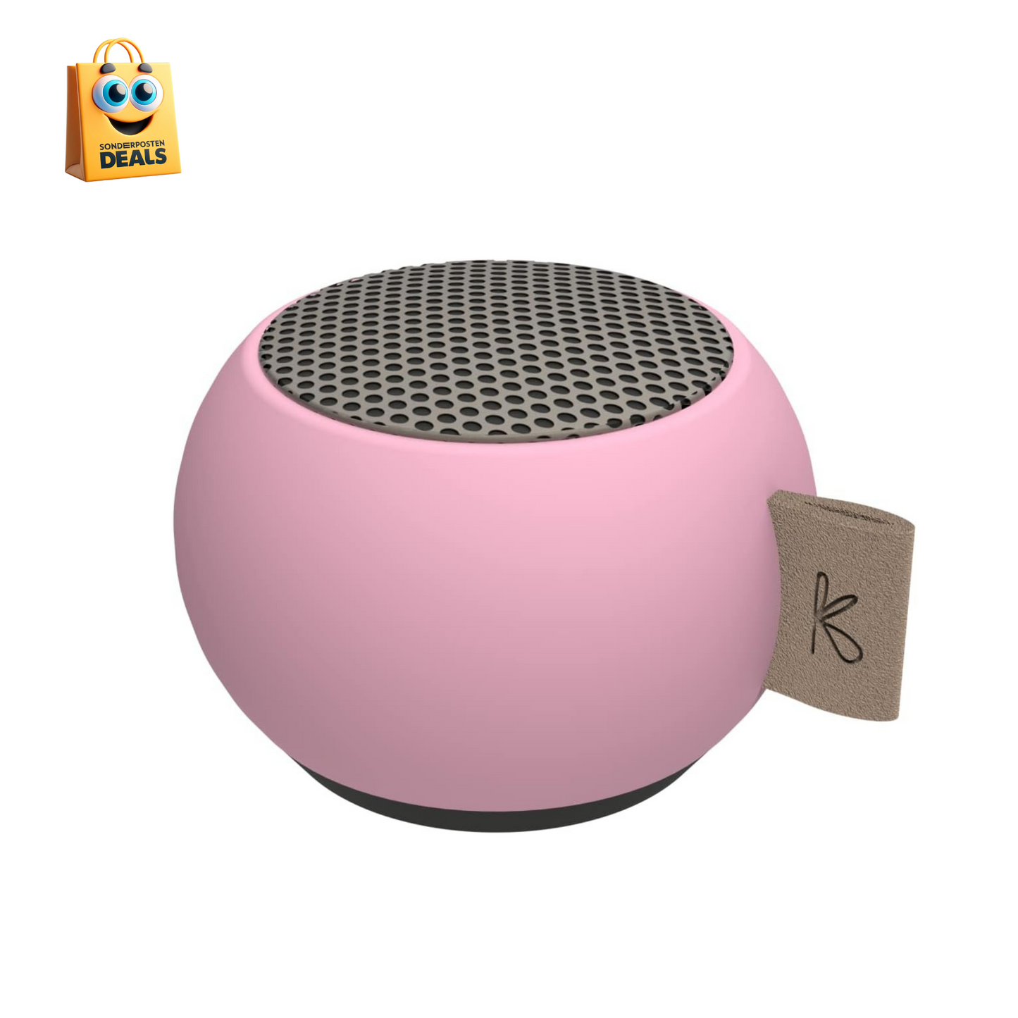 KREAFUNK aGO Mini, Bluetooth Lautsprecher, Speaker, TWS Kopplung für Stereo Sound, Voice Assistent, wasserdicht in 5 trendigen Farben