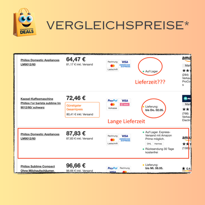Philips LM9012/60 - L'Or Barista Kaffeetassenmaschine - Schwarz