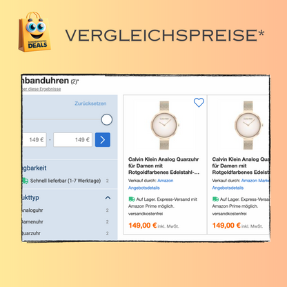 Calvin Klein Uhr für Damen mit roségoldenem Edelstahl Mesh-Gliederarmband - 25200080