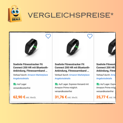 Soehnle Fitnesstracker Fit Connect 200 HR mit Bluetooth-Anbindung, Fitnessarmband mit bis zu 10 Tagen Laufzeit zählt Schritte und Kalorienverbrauch, Fitness Armbanduhr mit Schlafanalyse