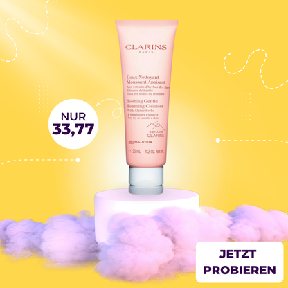 Clarins - Sanfte Pflege für empfindliche Haut - beruhigender Reinigungsschaum, 125 ml