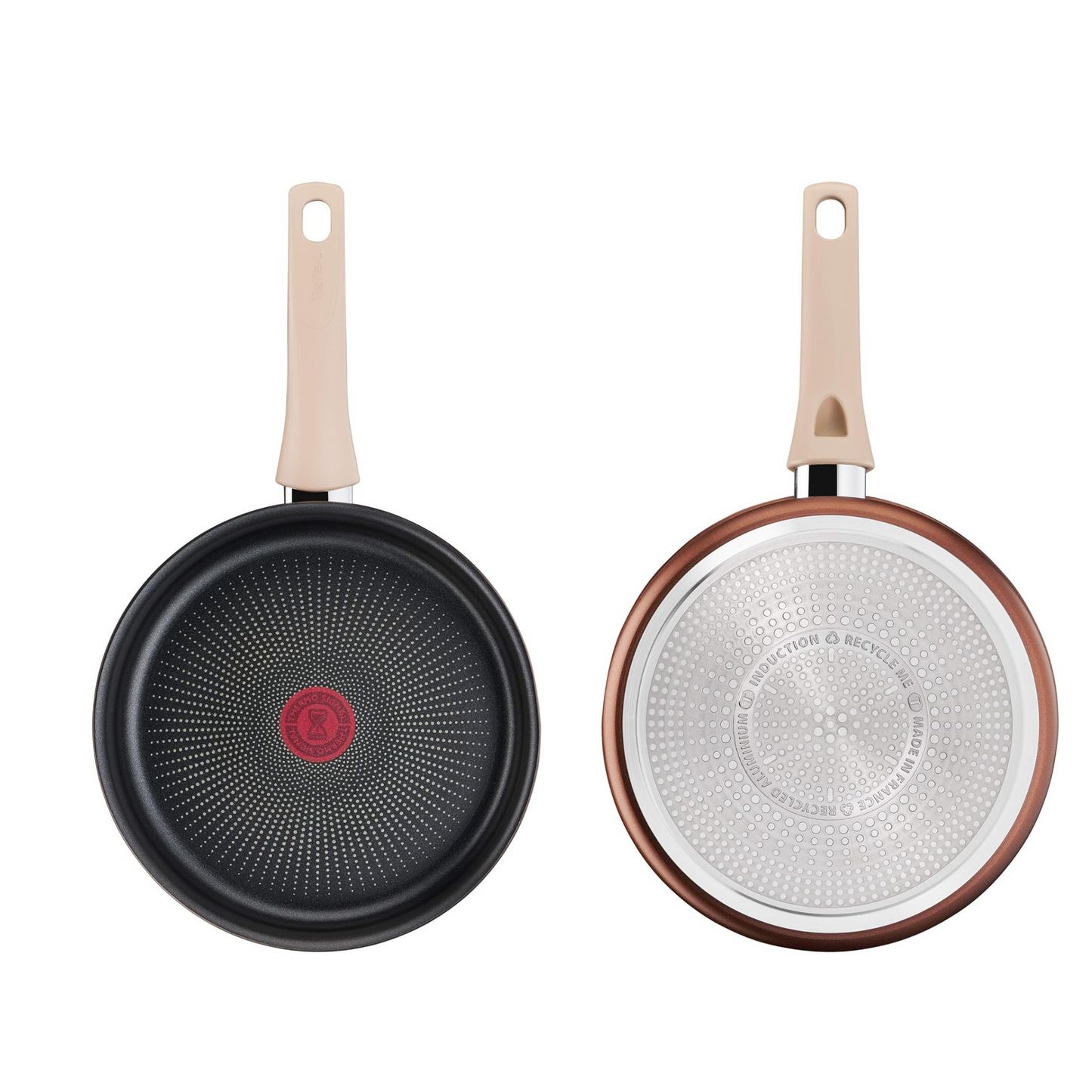 Tefal TEFALECO Schmorpfanne, 24 cm, mit Deckel, Antihaftbeschichtung, geeignet für Induktion,