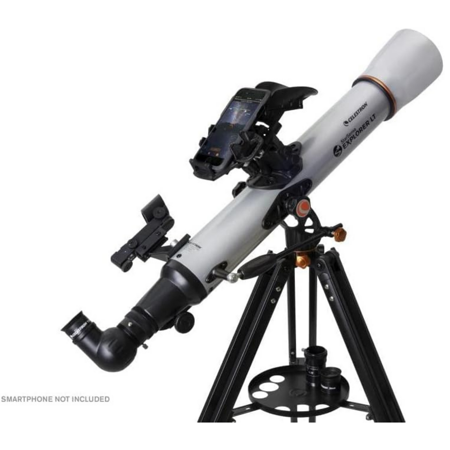 Celestron - Astromaster LT 70AZ mit Telefonadapter und Mondfilter