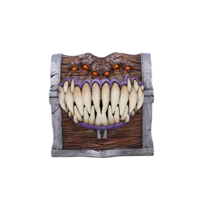 Nemesis Now Würfelbox,  Offiziell lizenzierte Dungeons & Dragons Mimic Würfel-Aufbewahrungsbox aus Kunstharz